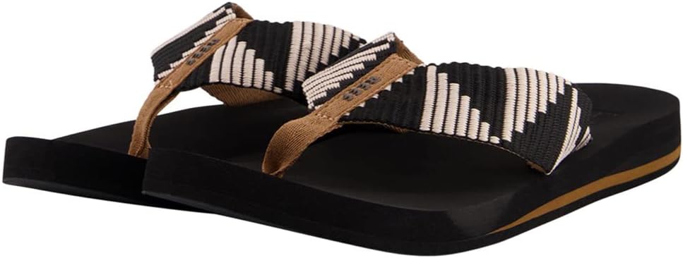 Reef womens Reef Spring Woven Flip Flop, Pebble, 10 US