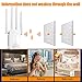 EITTAR WiFi Extenders Signal Booster for Home,WiFi Range Extender and Repeater with Ethernet Port and 4 WiFi Antennas up to 6,000 Sq.ft Coverage,Easy 1-Tap Setup-A (White)