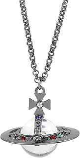 Saturn Pearl Necklace planet pearl necklace pearl necklace for men women saturn necklace mens necklaces