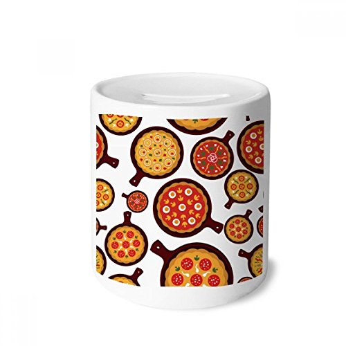 Tirelire en céramique Pizza Italie Foods pour ranger les pièces de monnaie perdues partout