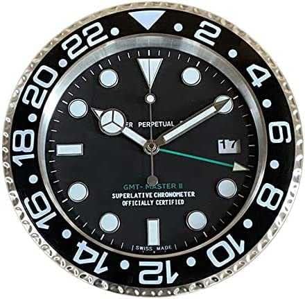 Tissting Orologio Da Parete Rotondo Con Diamanti – Design Moderno In Oro, Metallo E Vetro, Silenzioso, Senza Ticchettio, Per Soggiorno E Cucina - 3