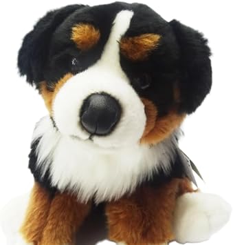 Bernese Mountain dog Plush Toy Dog Plushie Can Be Personalized & Customized With An Engraved Tag, Collar and Stunning Gift Wrap