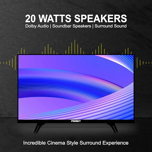 Image of Foxsky 60.96 cm (24 inches) HD Ready LED TV 24FSN (Black)