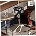 Hoement Tambourine Hand Bell for Adults Drum Supply Musical Instrument Hihat Bell