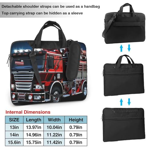 Bolsa Tote para Laptop 15.6'' Roja miniatura 4