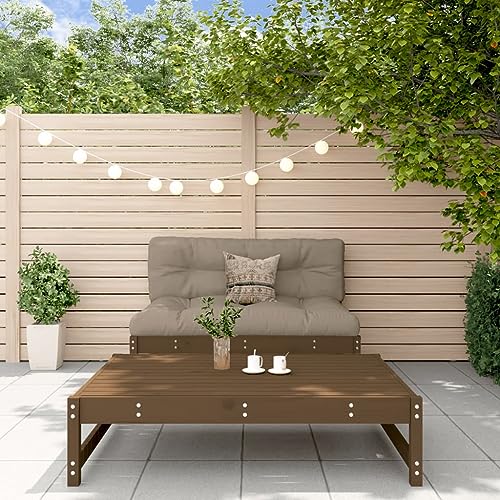 Xichuzi Juego Muebles jardín 2 pzas y Cojines Madera Maciza marrón Miel, Conjunto Jardin Exterior, Muebles Jardin Exterior, Mueble Terraza, Set De Jardin Exterior, Juegos De Terraza - 3186105