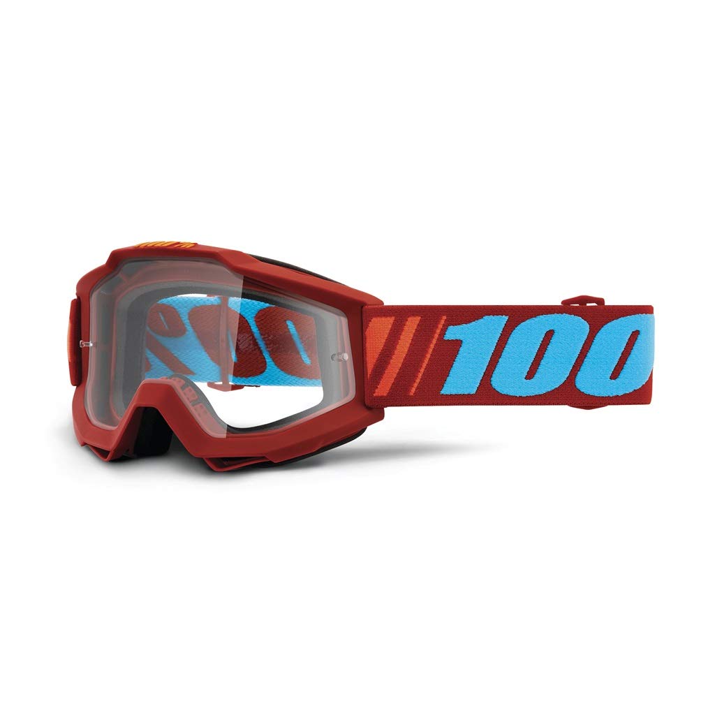 100% Accuri Adult Off-Road Motorcycle Goggles - Dauphine/Clear Lens/One Size