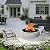 Poolergetic 36 inch Inner Fire Pit Ring, 40 inch Outer Large Round Steel Fire Pit Ring Insert Metal Fire Ring for Outdoor, Heavy Duty Fire Pit Ring Liner Rim