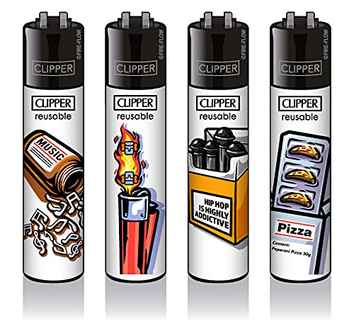 Clipper Classic Feuerzeug-Set – Nachfüllbar & Mit Austauschbarem Flint