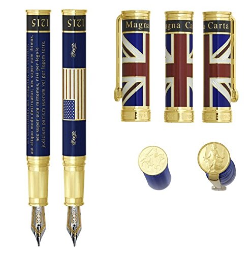 David Oscarson Sapphire Magna Carta Collection Fountain Pen