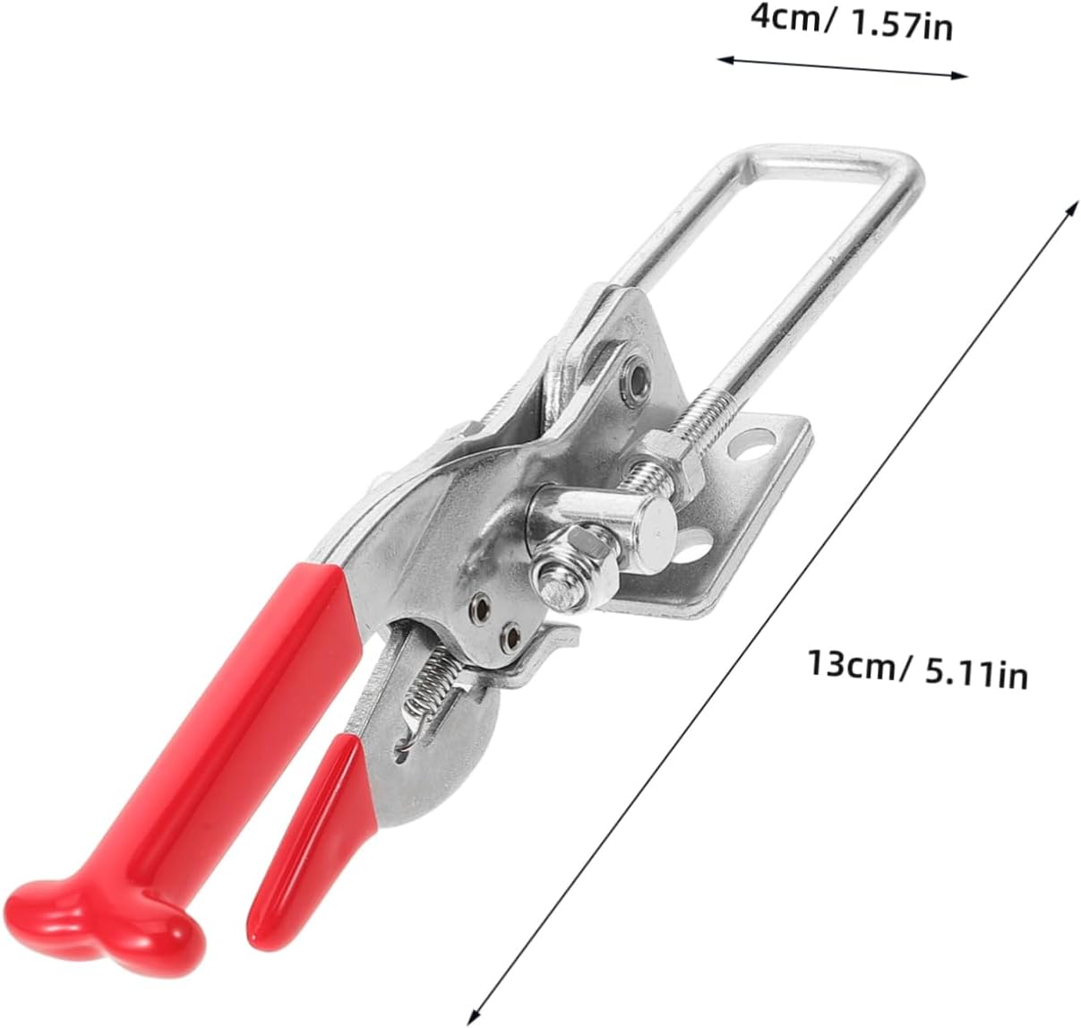 Rubber Catch Heavy Duty Hood Latch with T Handle Hasp Flexible Draw Latch for Engine Covers Durable and Abrasion Resistant Reliable Performance for Automotive Applications