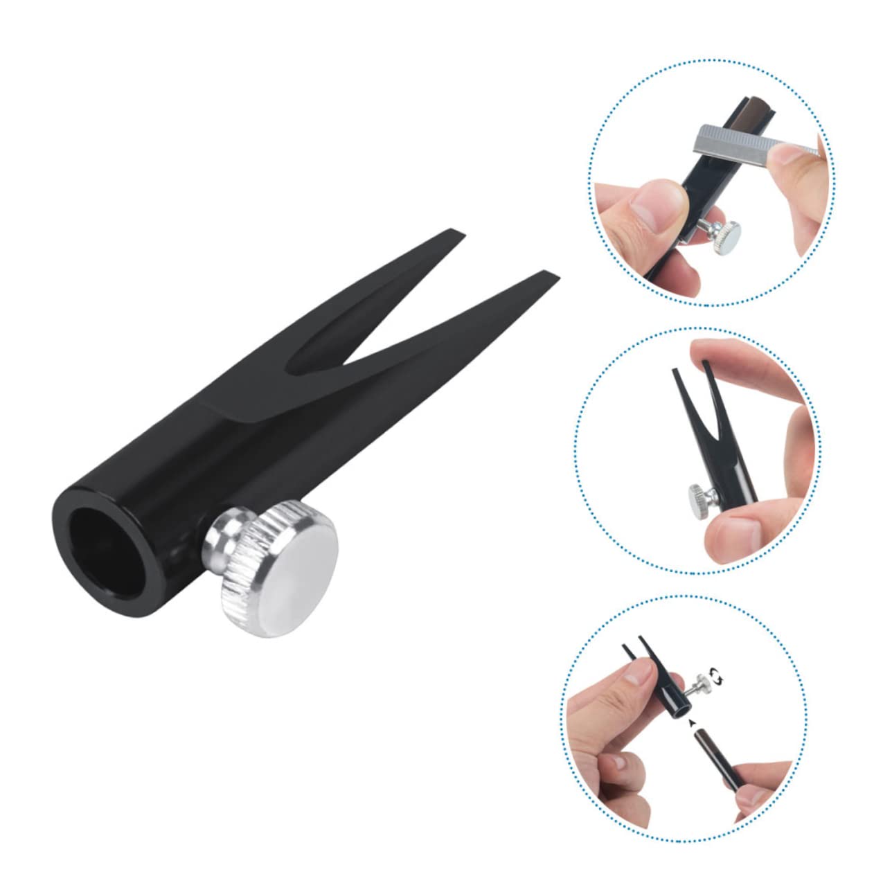 FOMIYES Manual Eyebrow Pencil Sharpener Dual Hole Makeup Sharpening Portable Essential School Supply Tool