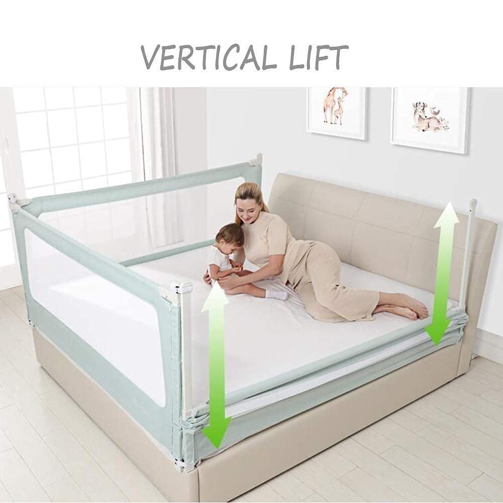 Corrimano per Lettino per Box per Bambini Ringhiera di Sicurezza per Recinzione Protezioni per Il Sonno Supporto per corrimano Laterale per Letto Misura Universale per Giocattolo a