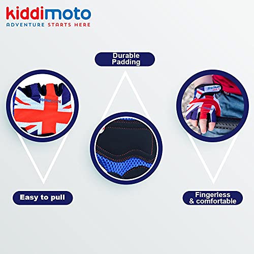 KIDDIMOTO-Gants-Velo-pour-Enfant-de-2-a-8-Ans-Parfaits-pour-Les-Sports-de-Plein-air-Le-Cyclisme-la-Trottinette-Union-Jack-Moyen-4-8-Ans