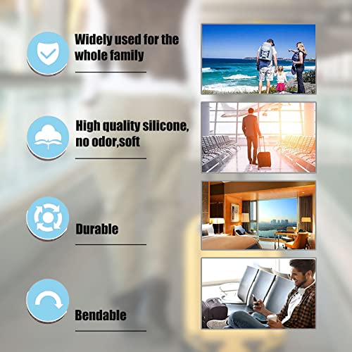 Anime Luggage Tag - Kawaii Luggage Tags for Travel Women Man,Funny Kids Backpack Suitcase Tag Cute Clear,Name ID Identifier Durable for Travel Lovers (Dog)4