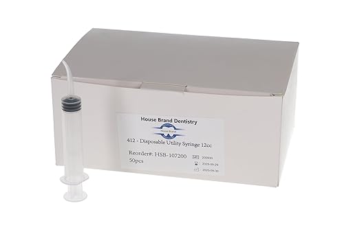 Miniatura 4 de 107200 Utilidad Desechable #412 Jeringa Dental 12cc 50Bx