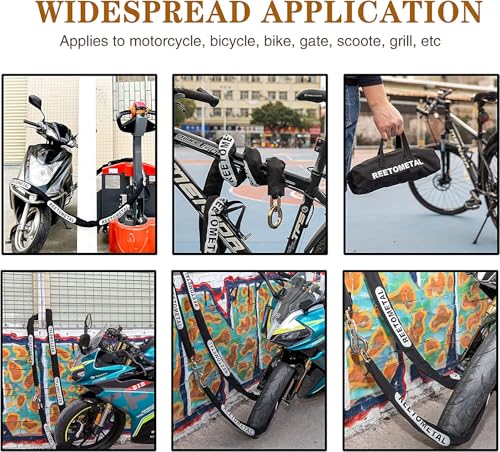 REETOMETAL Corrente de segurança de 3 m × 9 mm (23/64