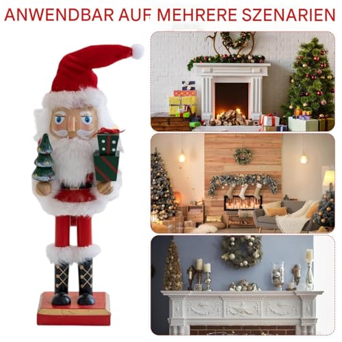 Casse-noisette de Noël traditionnel en bois à offrir pour les fêtes
