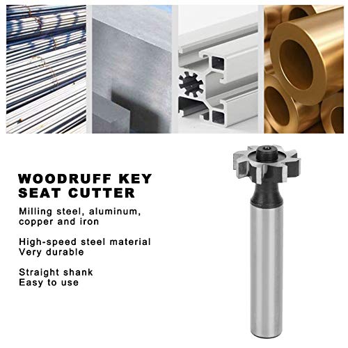 5x19x10mm T-Nut-Bohrer,Woodruff,Fräswerkzeug Fräser Fräswerkzeug Fräser Fräswerkzeug Fräser Keilsitzfräser,Zylinderschaft,Halbrunde Keilnut,HSS-Hochgeschwindigkeitsstahlteil in der Fräsindustrie