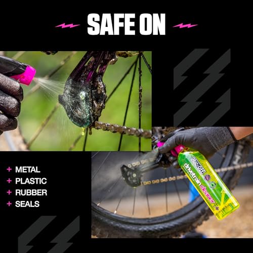 Image of Muc-Off Drivetrain Cleaner, 25.3 fl oz - Effective Bike Chain Cleaner and Bike Chain Degreaser Spray - Bike Cleaner for MTB /Gravel /Road /BMX