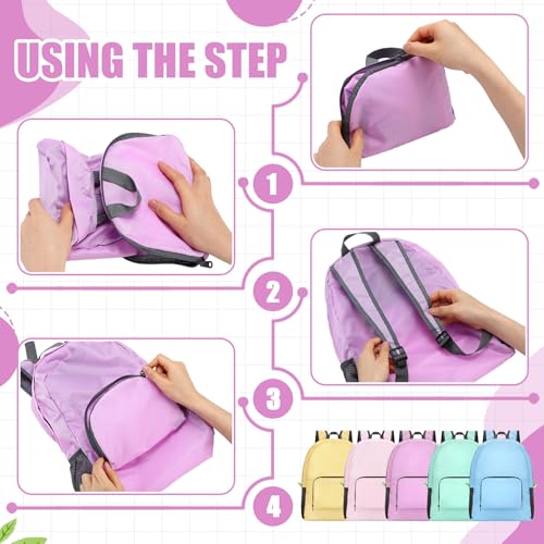 Image of Eccliy 50 Pack Backpacks Bulk 17 Inches Back Pack Basic Backpack for Adult Lightweight Outdoor Travel Bookbags (5 Basic Color)