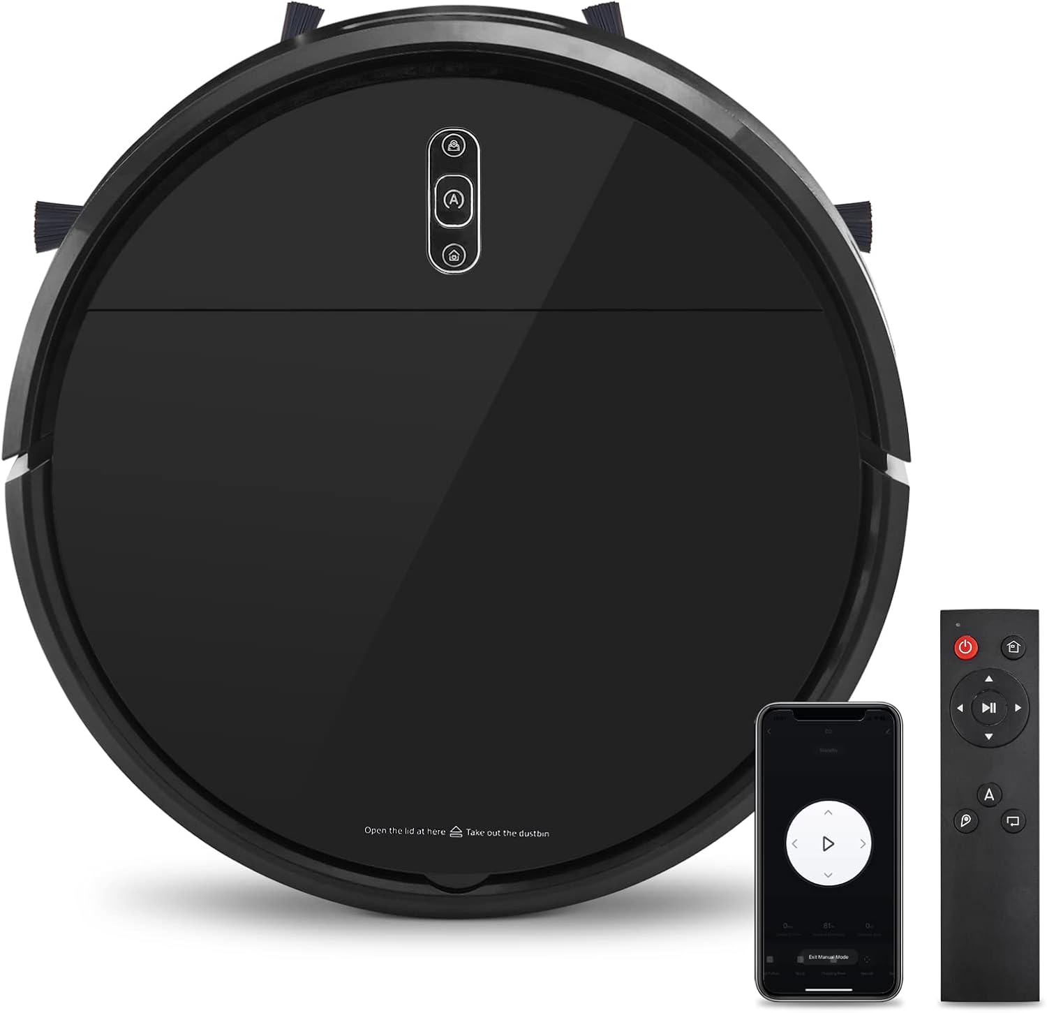 TUKAILAi Robot Vacuum Cleaner, WiFi+APP Control, 2500Pa Suction