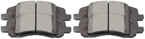 AutoShack SCD1285 Juego de pastillas de freno delanteras de cerámica de repuesto para el lado del conductor y del pasajero Dodge Caliber 2008-2014