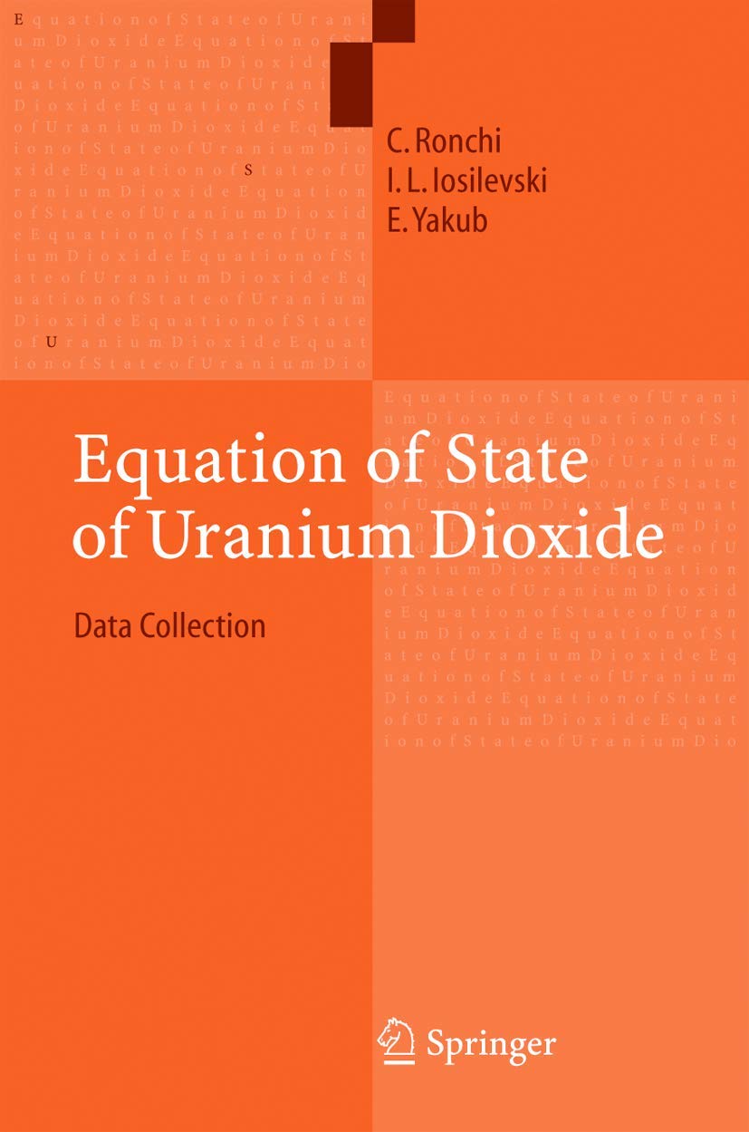 Buy Equation of State of Uranium Dioxide: Data Collection — BookShops.in
