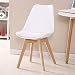 Naturelifestore Pack de 4 sillas de Comedor/Oficina con Madera de Haya Piernas...