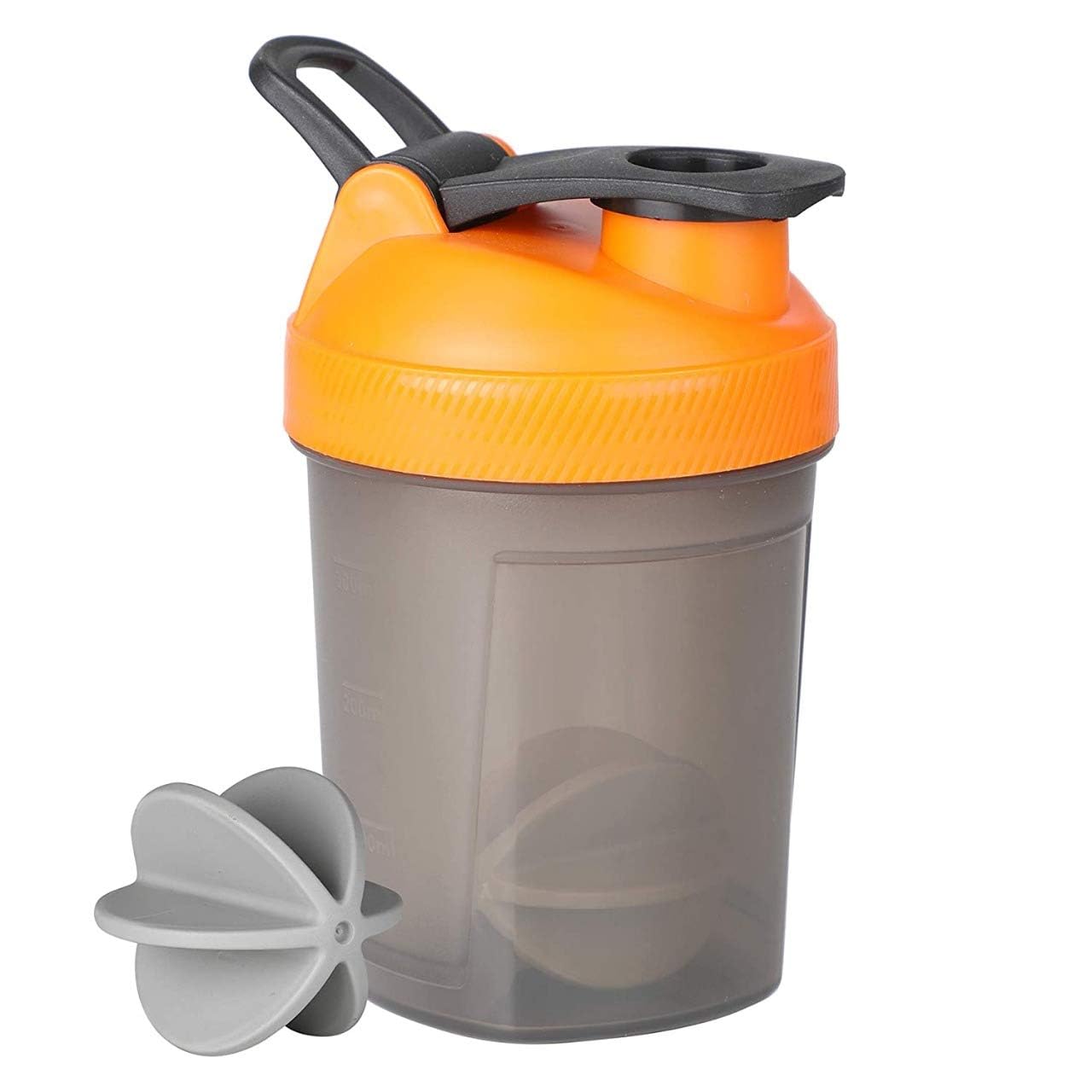 | Mini Protein Shaker Bottle with Blender Ball 30ml Shaker for Gym (Orange)-image-14