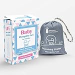 Baby Mosquito Net pour Poussette, Carrier & Bassinet – Cordon élastique pour filetage Snug Fit - Filet pour bébé pour jogger, siège auto & Paquet N Jouer – 1000 Canopée de Mesh Toddler & Emballage cadeau