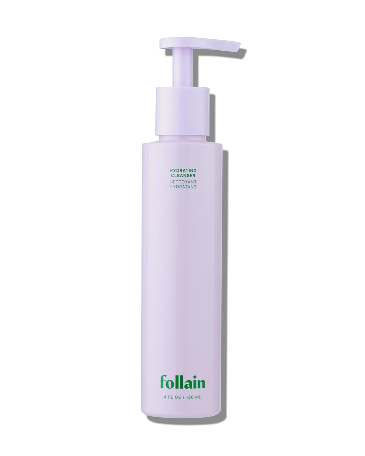 Follain Hydrating Cream-to-Lather Gentle Facial Cleanser for Dry Sensitive Skin | BHA-Alternative Willowbark, Rosehip Oil, Glycerin - Non-Stripping- Clean Beauty, Vegan & Cruelty-Free