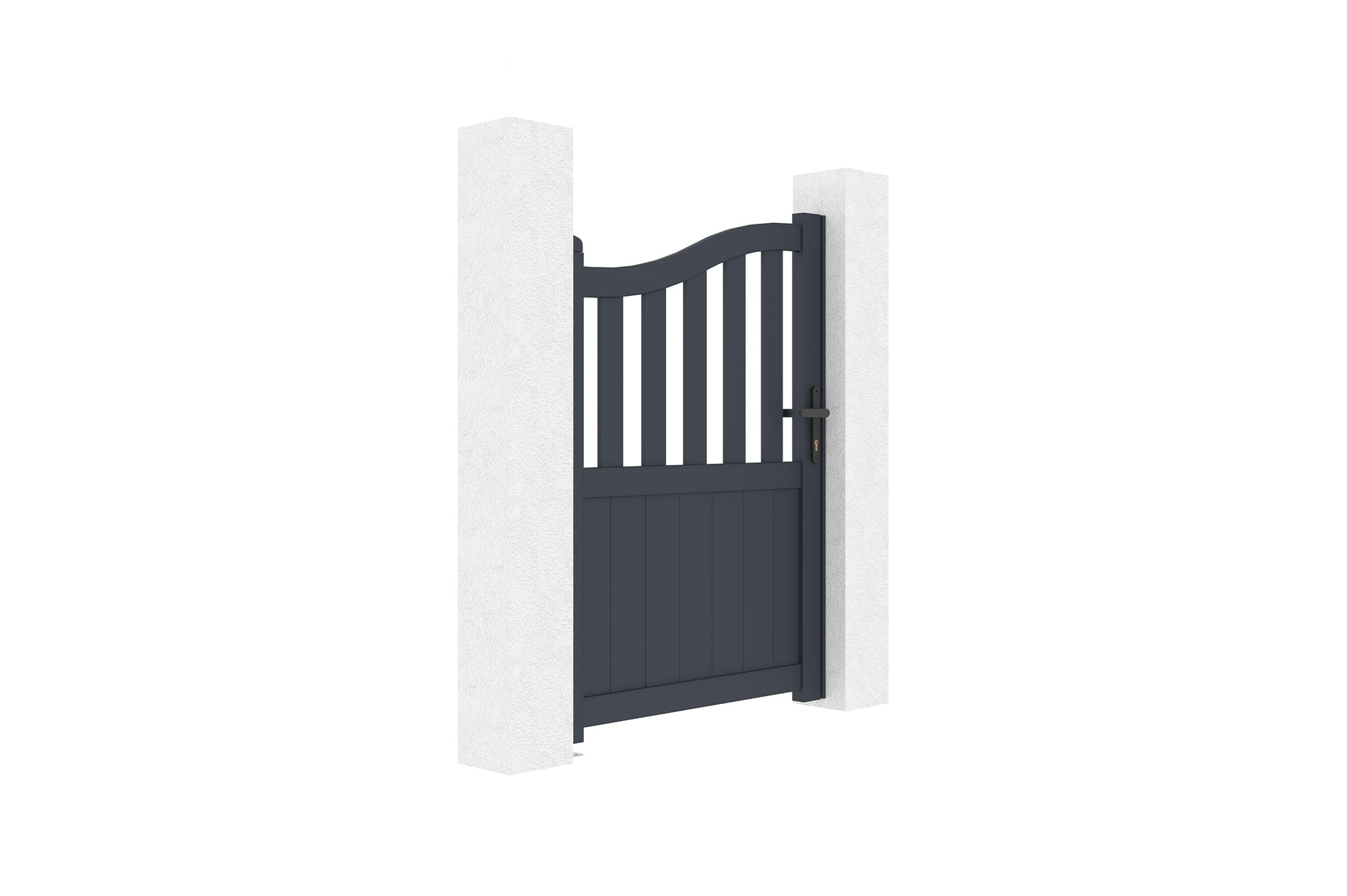 Casanoov Portillon 1m MEIJE H.140cm aluminium gris