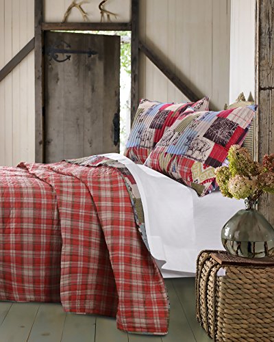 Greenland Home Rustic Lodge Quilt Set, 3-Piece Full/Queen, Multicolor - Thumbnail 2