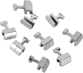LA MIERE 10Pcs/Pk Stainless Steel Short T Square Hooks (Short 1.6mm, Square, T Hook)