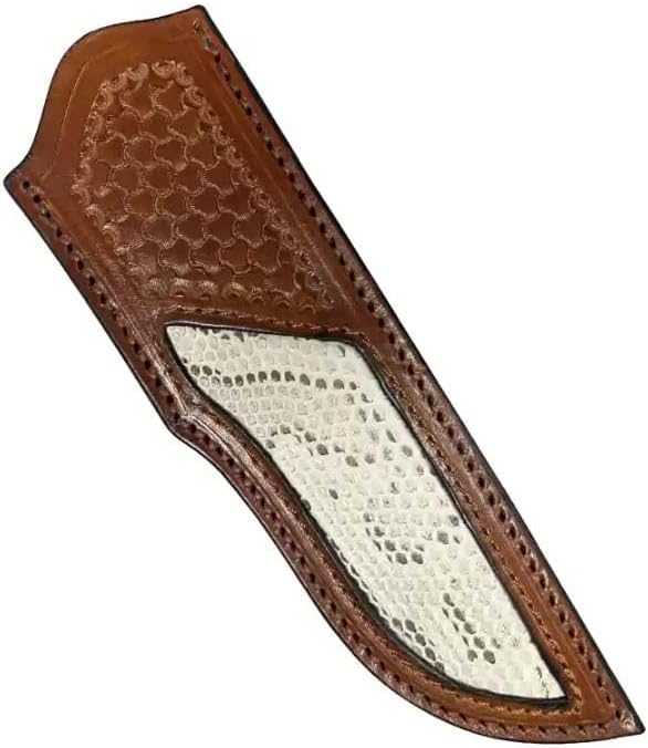 1PC Knife Sheath with Belt Loop, Leather Protective Cover Fits for Kitchen Chef Outdoor