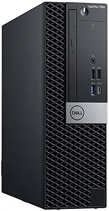 Dell Optiplex 7060 SFF Desktop Computer, Intel 8th Gen i7-8700, 32GB RAM, 512GB NVMe SSD, Windows 11 Pro, Wireless Keyboard & Mouse