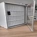 Jefuzh Cell Phone Locker,Cell Phone Storage Cabinet-60-Slot Secure Storage Cabinet with Safety Lock, Wall/Table Mount for Classroom & Office (60-seat Mobile Phone Safe)