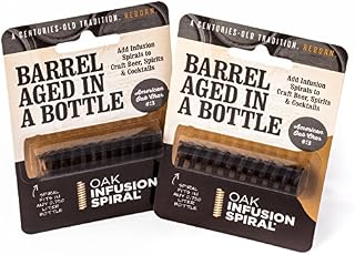 2 Pack - Barrel Aged in a Bottle Oak Infusion Spiral. Barrel Age