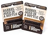 2 Pack - Barrel Aged in a Bottle Oak Infusion Spiral. Barrel Age Your Whiskey