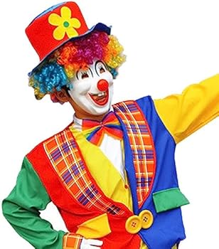Halloween Clown Cosplay Kostuum Kit Pruik Rode Neus Handschoenen Vest Stropdas Schoen Mannen Vrouwen Volwassenen – koop de beste producten in de online winkel Halloween Clown Cosplay Kostuum Kit Pruik Rode Neus Handschoenen Vest Stropdas Schoen Mannen Vrouwen Volwassenen – koop de beste producten in de online winkel