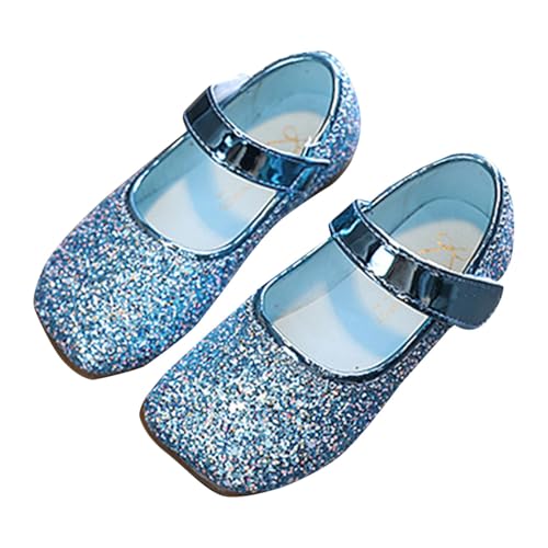 Dress Shoes for Toddler Girls Elegant Leather School Mary Jane Shoes Girls Soft Sole Non Slip Flat Loafers