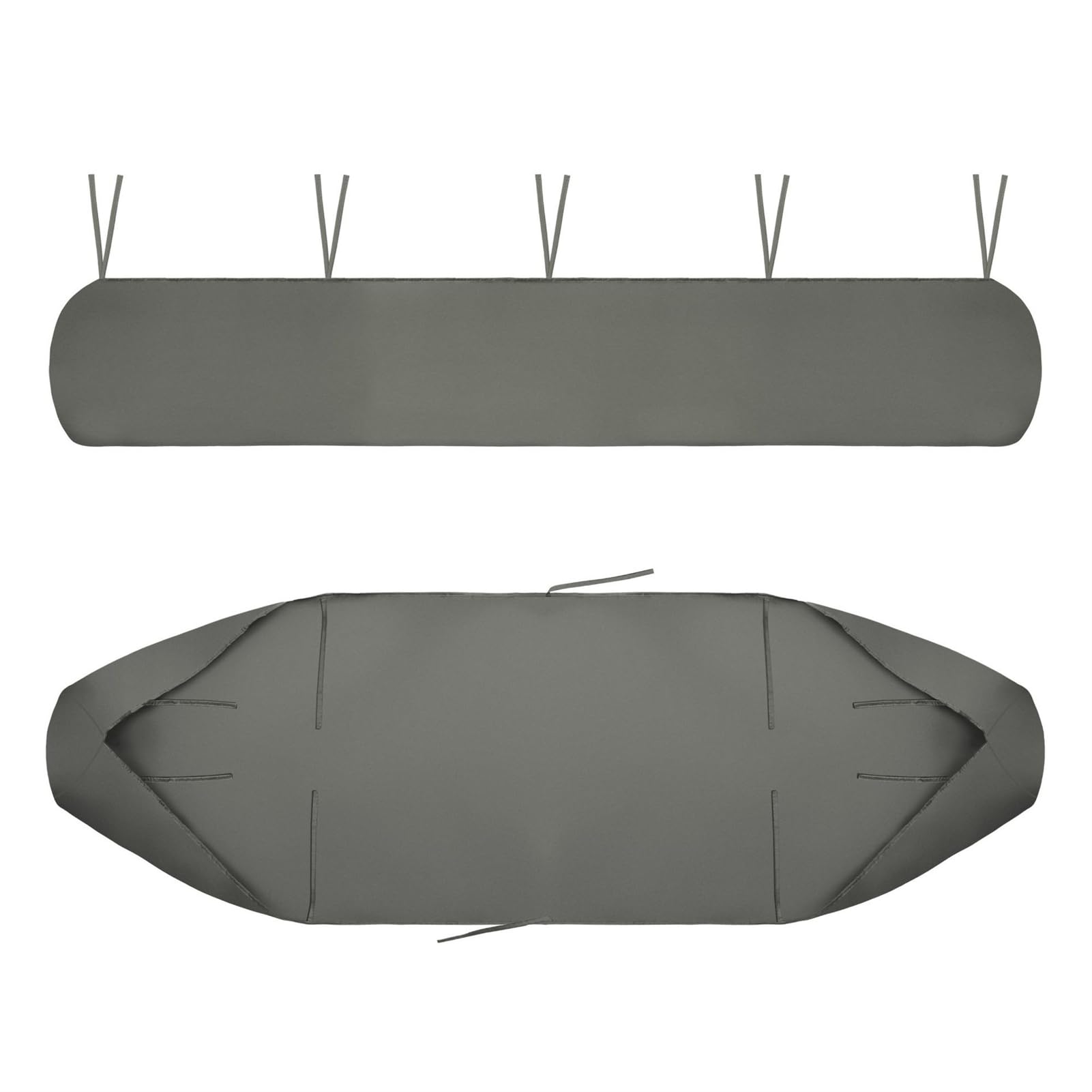 Patio Awning Cover, Patio Protection Canopy, 420D Heavy Duty Weather Proof Oxford, Protective Cover for Awnings, Dustproof Waterproof Anti-UV for Garden Outdoor Awning Canopy (2.5m /8.20ft,Grey)