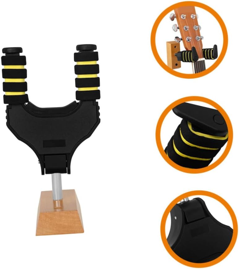 Toyvian Guitar Wall Mount Hook for Electric Guitar and Ukulele Holder image 3