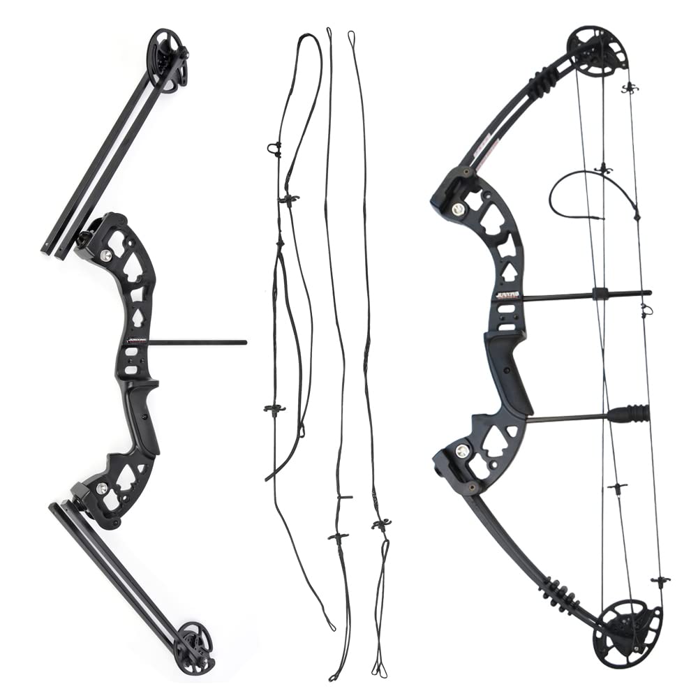 AMEYXGS Unassembled Compound Bow Draw Weight 30-55 lbs Hunting Bow IBO 310fps Adults Archery - Right Handed