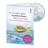 Kommunionkarte »Wo zwei oder drei …«: Grußkarte zur Erstkommunion mit Mini - CD