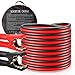 Produktbild TLGREEN Starthilfekabel 12V/24V für Autobatterie | schweres Auto Überbrückungskabel für Starthilfe schwache Batterie | 4m 30mm² 1000A | mit Reisetasche und Schutzhandschuhen
