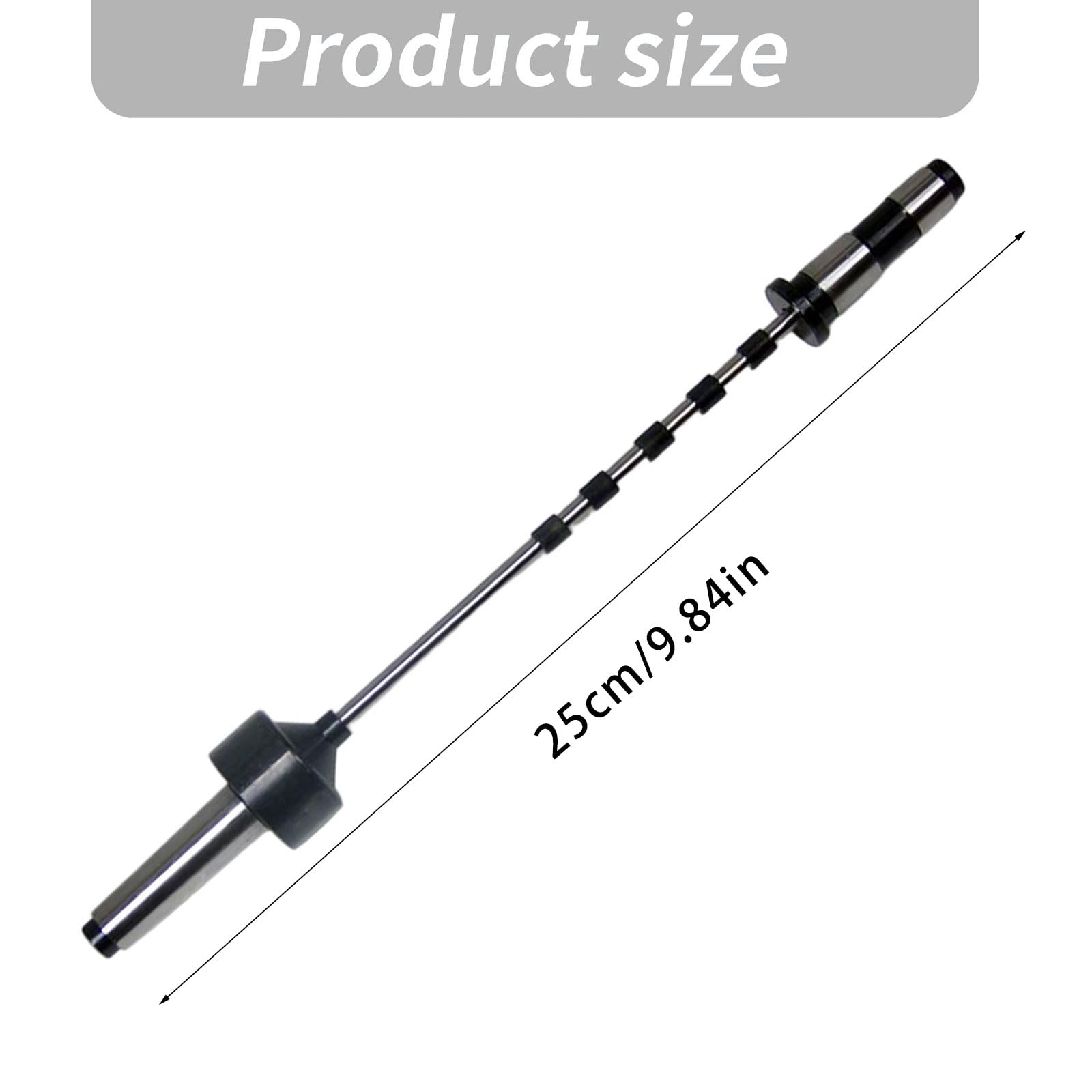 MT2 zestaw trzpieni do tokarek metalowych 25 cm, akcesoria do tokarki z 5 tulejami, do obróbki drewna lub żywicy na tokarkach 2MT, akcesoria, zestaw tulejek trzpieniowych do toczenia drewna, pióro