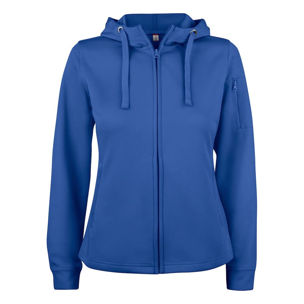 Clique Basic Active Hoody Full Zip Ladies Royal Blue