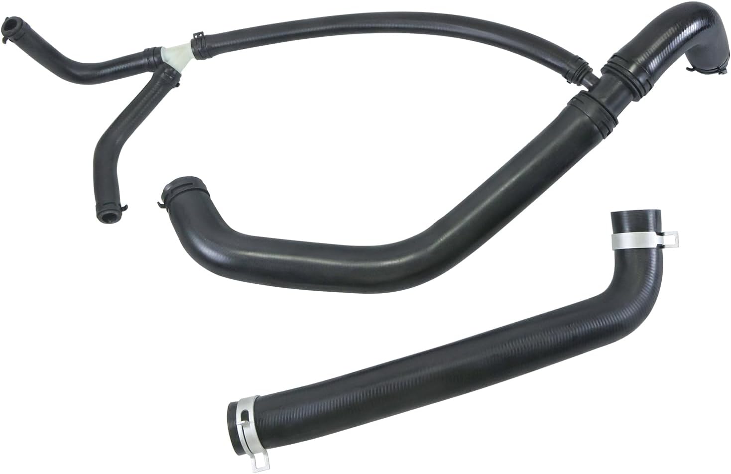 Radiator Coolant Hose Upper and Lower Compatible with Dodge Durango 3.6L 2016-2020 Compatible with Jeep Grand Cherokee 3.6L 2016-2020 Replaces 68244092AA 55038160AE
